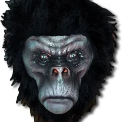 Böser Schimpanse Maske Schwarz