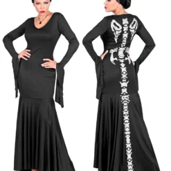 Alien Skelett Kleid Damenkostüm