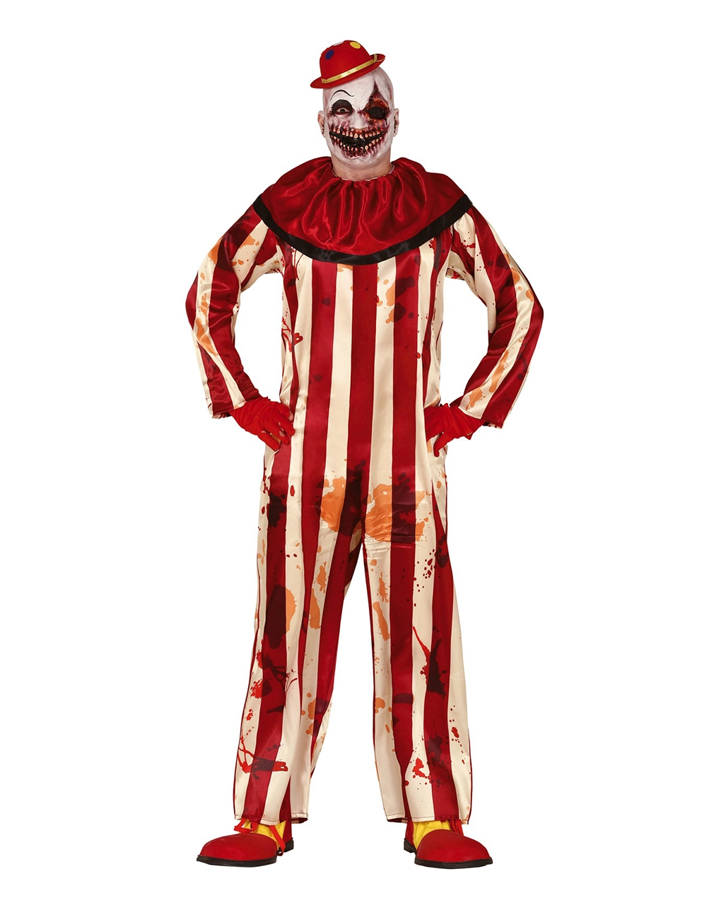 Billy The Creepy Horror Clown Herren Kostüm 1 Billy The Creepy Horror Clown Herren Kostüm