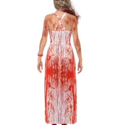 Blutiges Prom Queen Kostüm 7 Blutiges Prom Queen Kostüm -Karnevals-Werbeartikelladen bloody prom queen damen kostuem blutige carrie halloween verkleidung blutiges kostuemkleid 35808 4