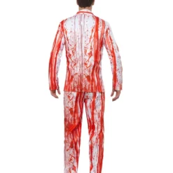 Blutspritzer Anzug Mit Krawatte -Karnevals-Werbeartikelladen blutiger anzug mit krawatte kostuemanzug mit blutspritzer fuer halloween blood drip suit 35779 4