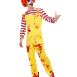 Blutiges Horror-Clown Kostüm 6 Blutiges Horror-Clown Kostüm -Karnevals-Werbeartikelladen blutiger killer clown kostuem horrorclown verkleidung halloween kreepy clown costume 35777 3