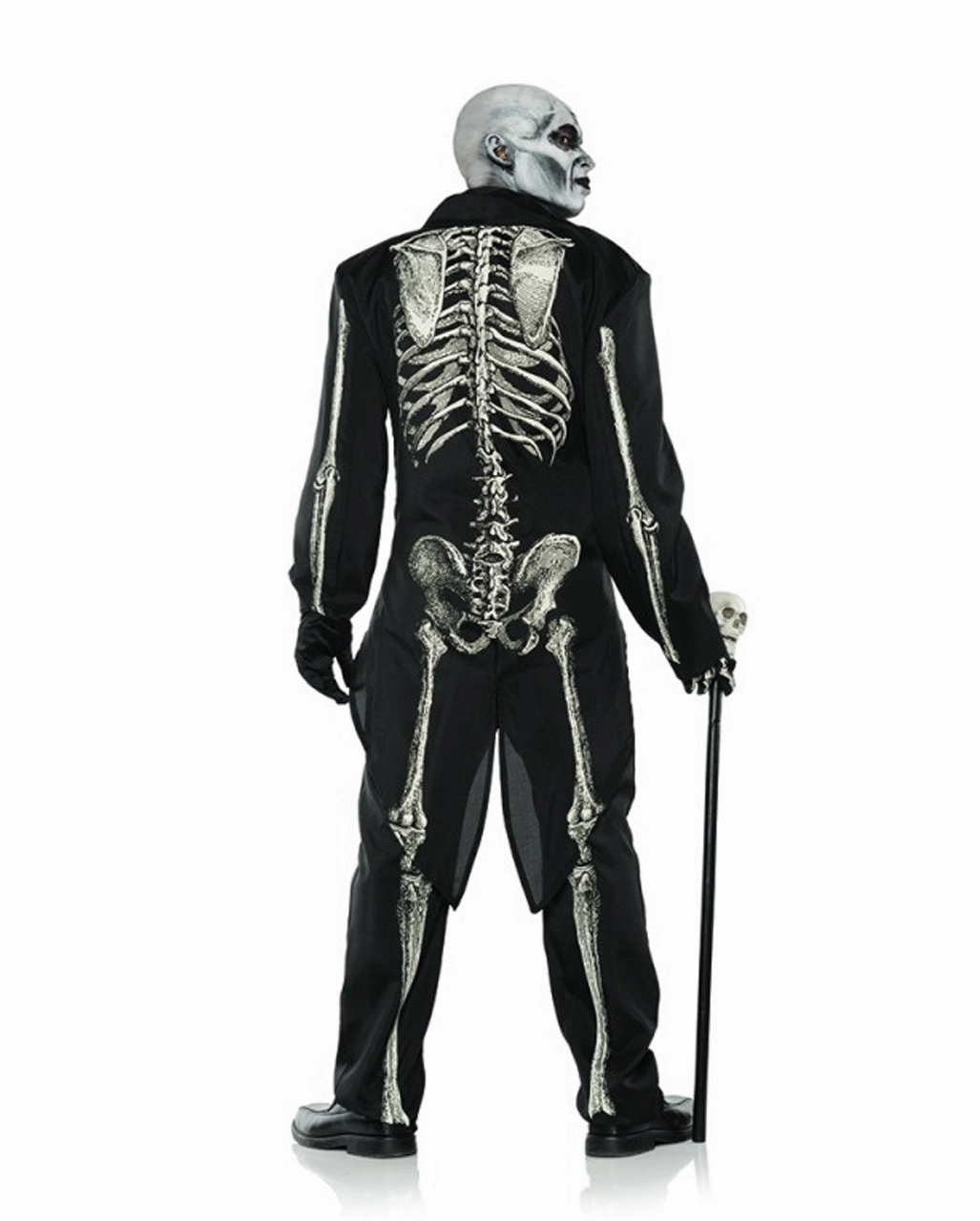 Skelett Frack Kostüm Anzug – Bild 2
