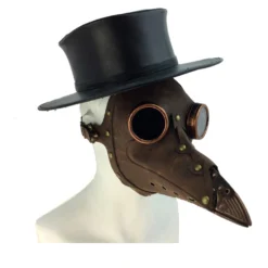 Braune Vintage Pest Doktor Maske