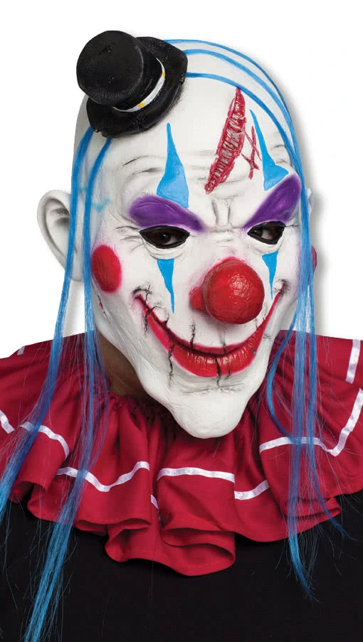 Clown Maske Mit Stirnwunde 1 Clown Maske Mit Stirnwunde