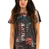 Korsett Zombie Damen Fun-Shirt