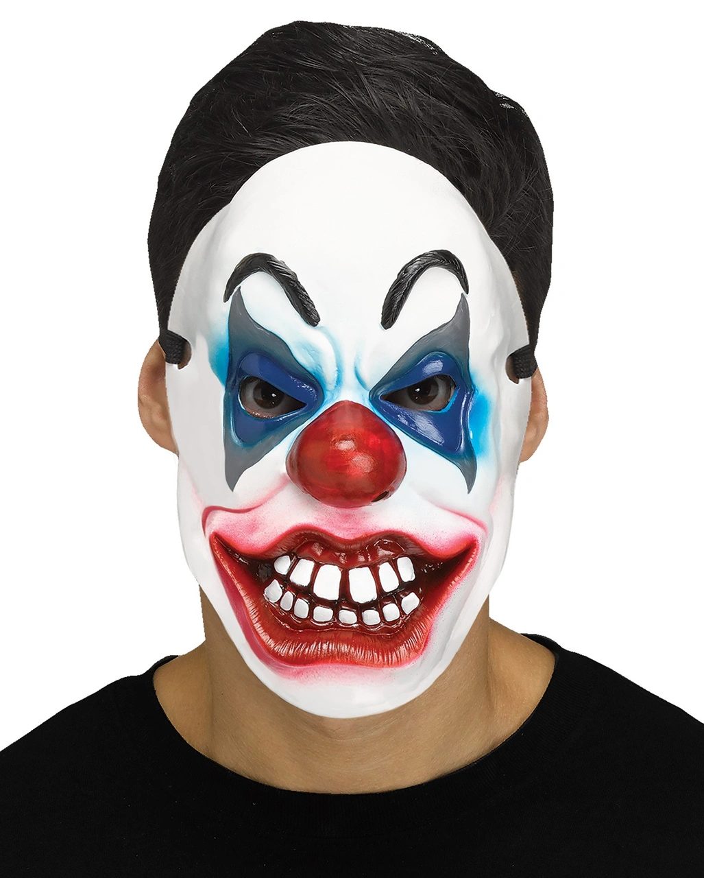 Verrückter Clown Halbmaske 1 Verrückter Clown Halbmaske