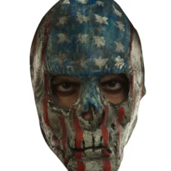Gruseliger Patrioten Schädel Als Maske