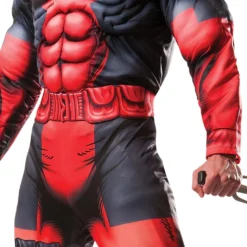 Deadpool Muskel Kostüm 6 Deadpool Muskel Kostüm -Karnevals-Werbeartikelladen deadpool deluxe kostuem marvel verkleidung deadpool merchandise superheld kostuem 26404 3