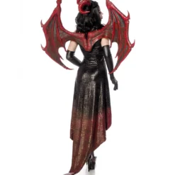 Drachen Lady Kostüm Mit Flügeln 7 Drachen Lady Kostüm Mit Flügeln -Karnevals-Werbeartikelladen drachen lady kostuem mit fluegel dragon lady costume w wings 38620 04 3