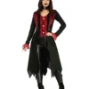 Elegantes Gothic Vampiress Damenkostüm