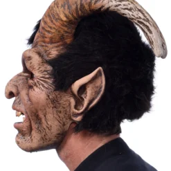 Elegant Devil Maske -Karnevals-Werbeartikelladen elegant devil maske mit hoerner satans maske perchten maske devil mask with horns 14233 03