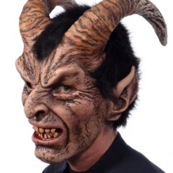 Elegant Devil Maske -Karnevals-Werbeartikelladen elegant devil maske mit hoerner satans maske perchten maske devil mask with horns 14233 04
