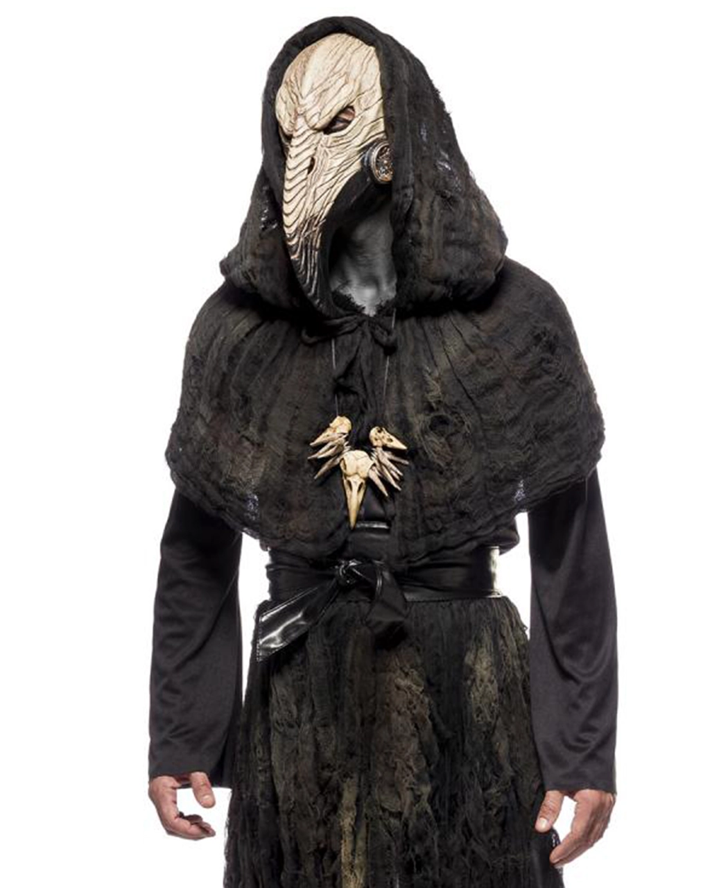 Endzeit Pest Doktor Herrenkostüm Mit Vogelmaske 3 Endzeit Pest Doktor Herrenkostüm Mit Vogelmaske – Bild 3
