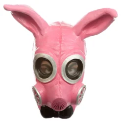 Pinke Fetisch Bunny Gas Maske