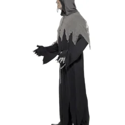 Finsterer Grim Reaper Robe 6 Finsterer Grim Reaper Robe -Karnevals-Werbeartikelladen fetzen zombie kostuem gevatter tod verkleidung halloween reaper kostuem 21034 3