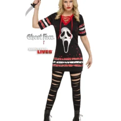 Damen Kostüm Ghost Face Lives