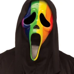 Regenbogen Ghost Face Pride Maske
