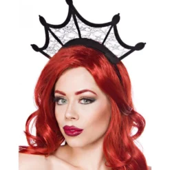 Gothic Königin Damenkostüm Mit Reifrock -Karnevals-Werbeartikelladen gothic queen damenkostuem mit reifrock gothic queen ladies costume with hop skirt 54413 05