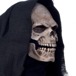 Grim Reaper Fetzen Maske 6 Grim Reaper Fetzen Maske -Karnevals-Werbeartikelladen grim reaper fetzenmaske totenschaedelmaske totenkopfmaske skull mask 15380 03