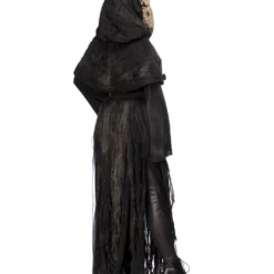 Lady Pest Doktor Damenkostüm Mit Vogelmaske -Karnevals-Werbeartikelladen lady pest doktor damenkostuem mit schnabelmaske endtime pest doctor ladies costume with beak mask steampunk kostuem 54410 02