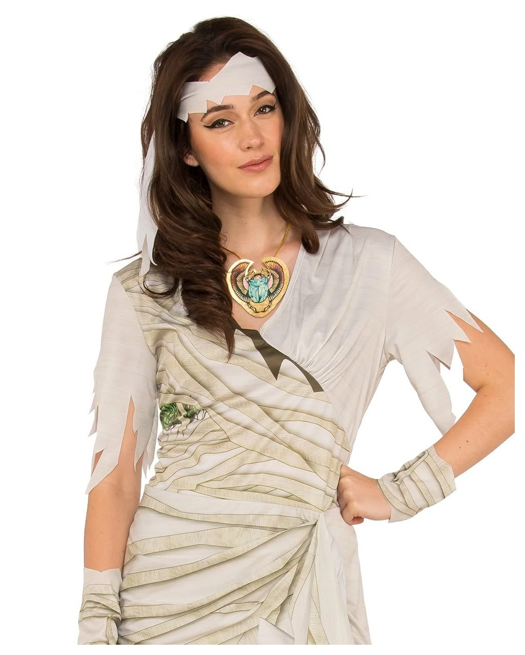 Untote Mumien Königin Kostüm Für Damen 2 Untote Mumien Königin Kostüm Für Damen – Bild 2