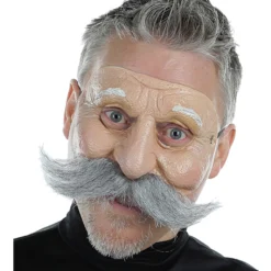 Großvater Halbmaske Mit Bart