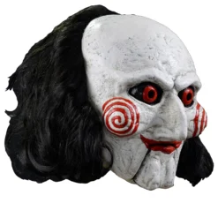 Billy Puppen Maske SAW 5 Billy Puppen Maske SAW -Karnevals-Werbeartikelladen saw maske saw billy maske jigsaw maske halloween maske horror maske saw billy puppet mask 21884 03