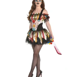Creepy Clown Petticoat Damenkostüm