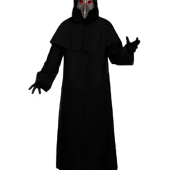 Horror Robe Für Erwachsene Schwarz