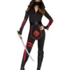 Ninja Kriegerin Frauenkostüm