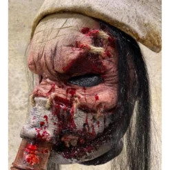 Horror Nurse Maske -Karnevals-Werbeartikelladen silent nurse horrormaske halloween und horror masken fuer haunted maze und geisterhaus nurse mask 50631 5