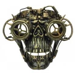 Steampunk Totenschädel Maske