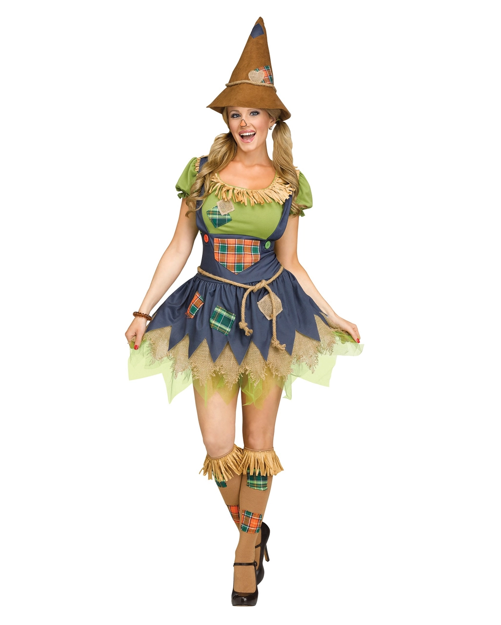 Süßes Vogelscheuche Damen Kostüm 1 Süßes Vogelscheuche Damen Kostüm