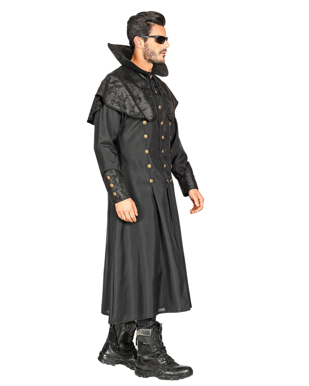 Totengräber Kostüm Herrenmantel Mit Kragen 3 Totengräber Kostüm Herrenmantel Mit Kragen – Bild 3