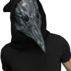 Graue Vintage Pestdoktor Maske