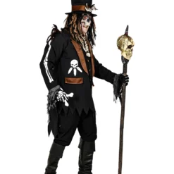 Voodoo Priester Halloween Kostüm -Karnevals-Werbeartikelladen voodoo priester kostuem fuer maenner halloween voodoo hexenmeister kostuem voodoo priest costume 51875 3