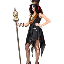 Voodoo Priesterin Halloween Kostüm 6 Voodoo Priesterin Halloween Kostüm -Karnevals-Werbeartikelladen voodoo priesterin kostuem fuer damen halloween voodoo hexenmeisterin kostuem voodoo priestess costume 51876 3