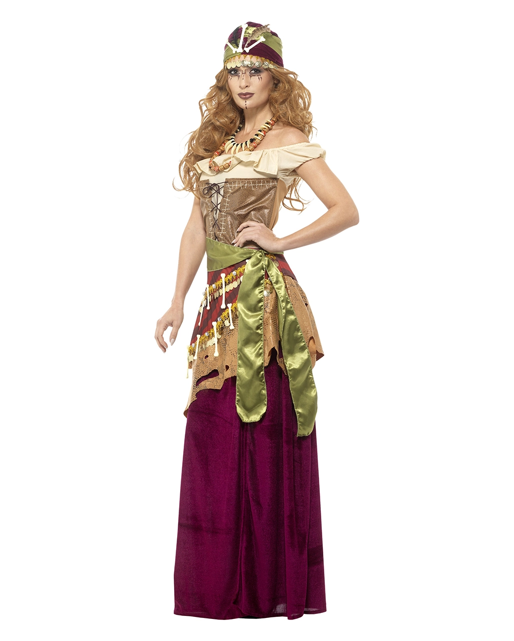 Afrikanische Voodoo Priesterin Kostüm 2 Afrikanische Voodoo Priesterin Kostüm – Bild 2