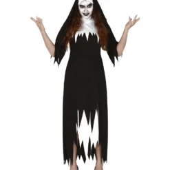 Zerlumptes Nonnen Kostüm Für Damen