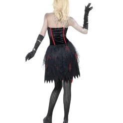 Zombie Burlesque Damen Kostüm 7 Zombie Burlesque Damen Kostüm -Karnevals-Werbeartikelladen zombie burlesque kostuem untote can can taenzerin verkleidung halloween zombie walk costume 21044 4