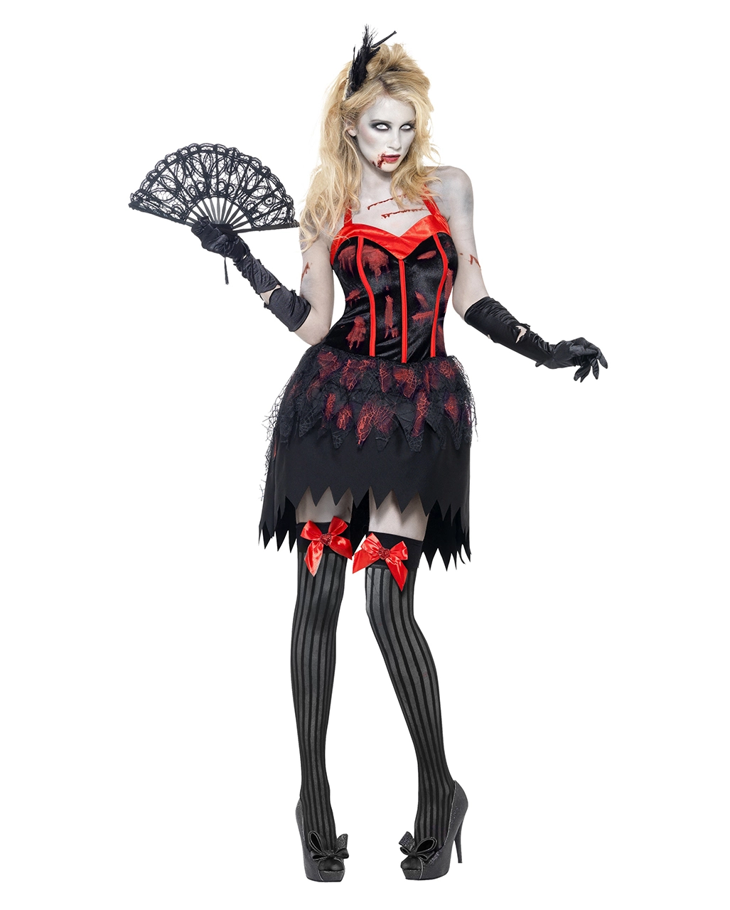 Zombie Burlesque Damen Kostüm 1 Zombie Burlesque Damen Kostüm