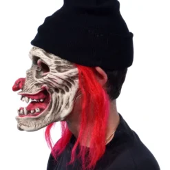 Zombie Clown Maske 5 Zombie Clown Maske -Karnevals-Werbeartikelladen zombie clown maske killer clown maske halloween maske horror maske 16516 03